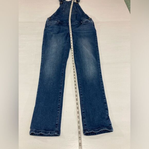 Seraphine Overalls Women’s 6 Blue Denim Maternity Straight Leg Adjustable Casual - Picture 8 of 10